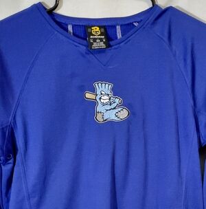 Blue Kids Jersey with Cartoon Logo